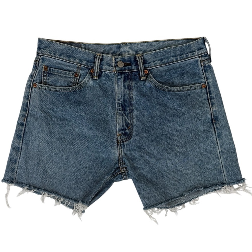 Vintage Cut-off 505 Levi's Blue Denim Jeans Size 33”